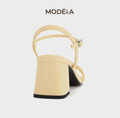 Giày sandals cao gót Strappy Trapeze-Heel - Ảnh 3