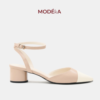 Giày cao gót Slingback phối tea cap